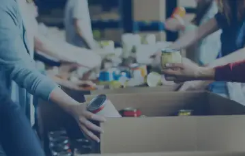 We Like To Give Back and Support Our Local Community By Donating To Food Banks