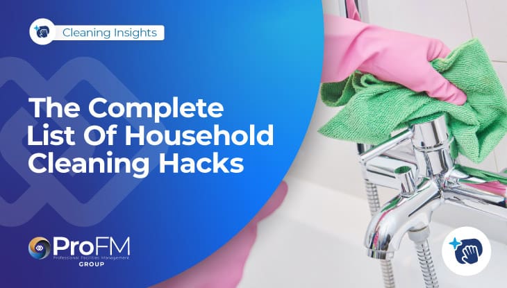 The Complete List Of Household Cleaning Hacks